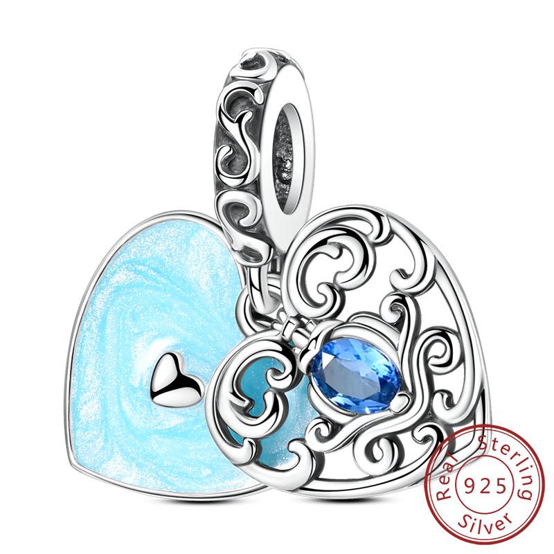 New Copper Charms Bead Penguin Owl Bow Heart Charm Fit Original Pendant Bracelet Jewelry Making For Women Gift