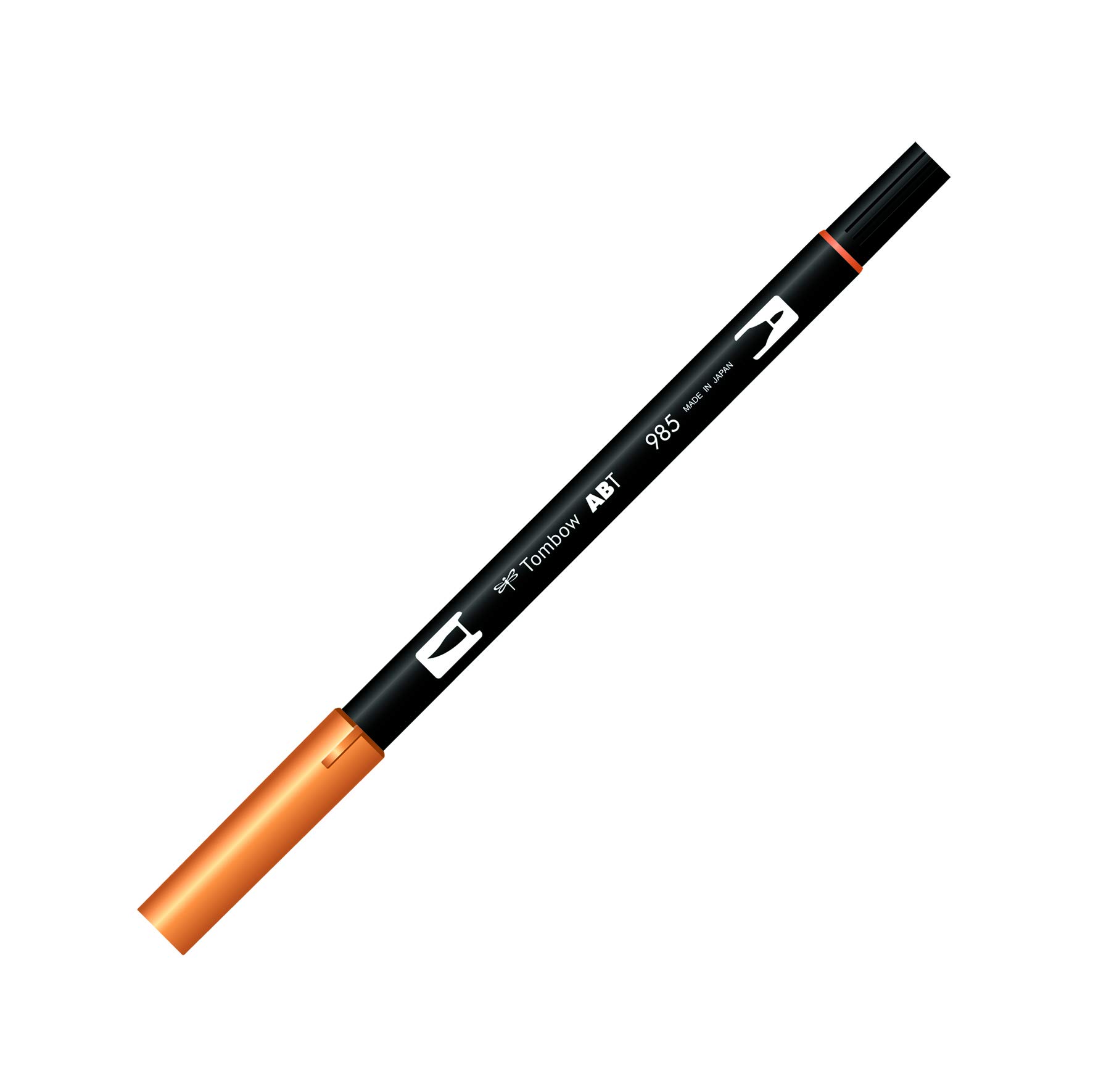 

Tombow Graphic Marker Dual Brush Pen ABT 985 Water-Based AB-T985 червоний