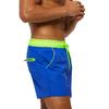 Men's Beachwear, Surfing Pants, Back Pocket Zipper, Solid Color, 3-pants, Quick Drying, Waterproof, Swimming Trunks