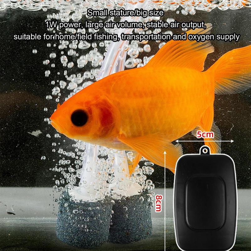 Fish Air Pumps For Aquariums Rechargeable Low Noise Aquarium Oxygen Pump Fish Tank Aerator Small Fish Tank Air Pump Aquarium Air