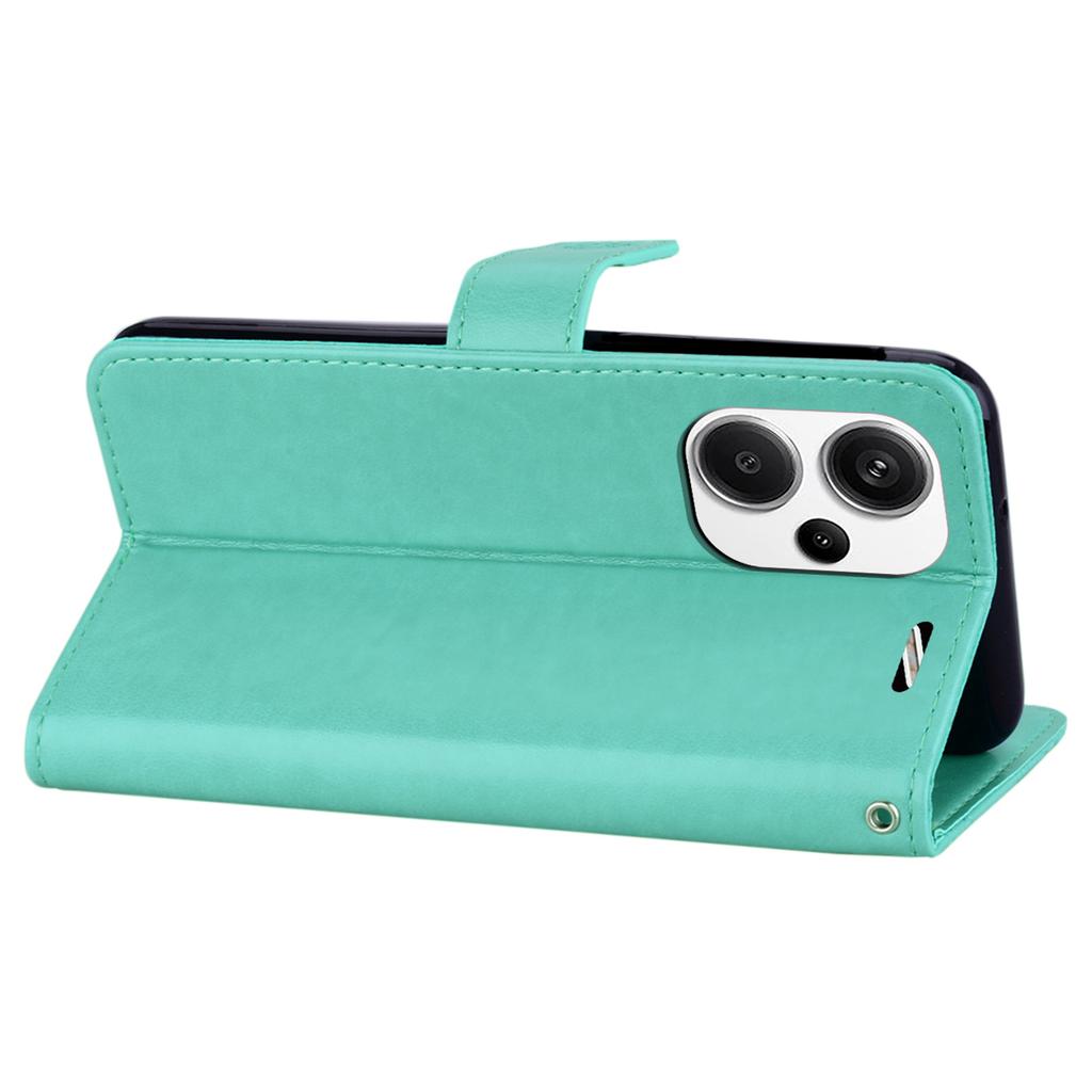For Xiaomi Redmi Note 13 Pro+ 5G Case Wallet Leather Cover Rhinestone Decor