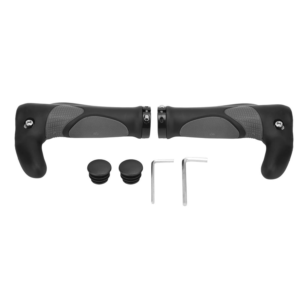 1 Pair Mountain Bike Handlebar Cover Nonslip Handle Grip Bar Rubber Horn Bicycle Grips