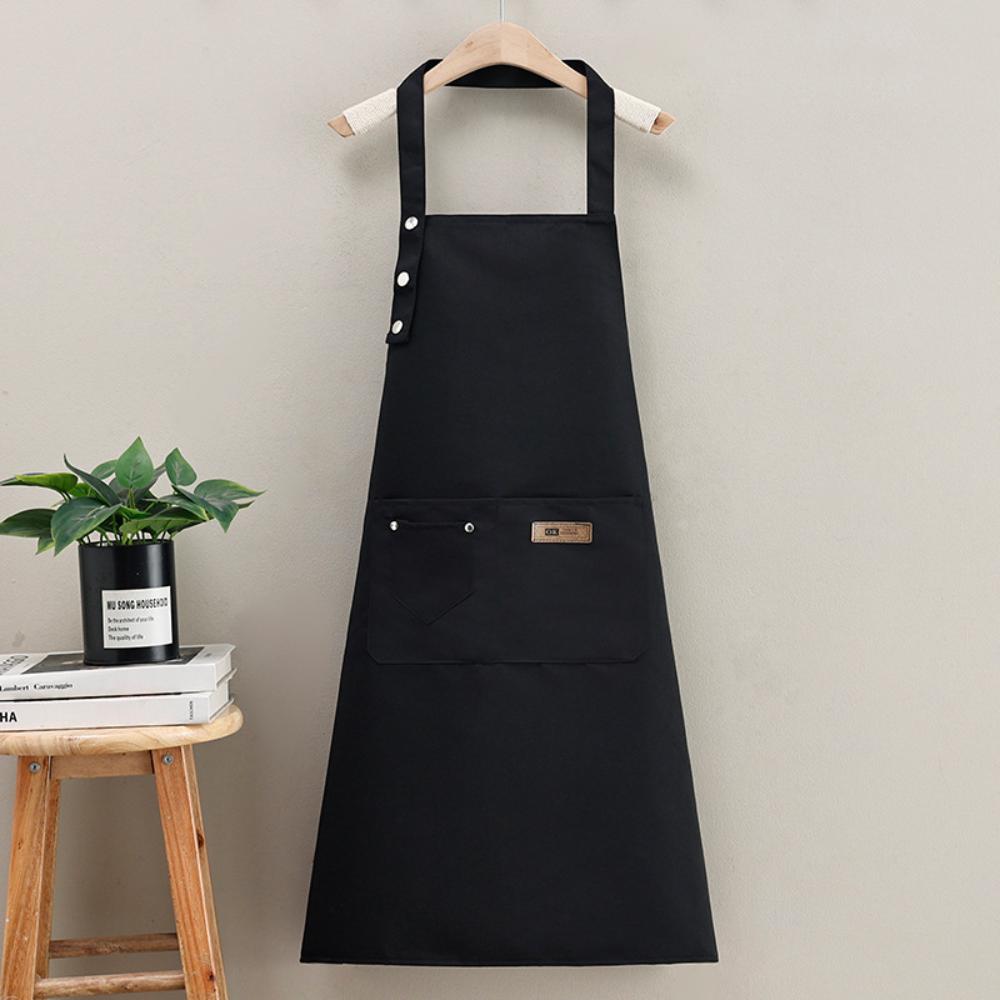 New Fashion Kitchen Aprons for Woman Men Chef Work Apron for Grill Restaurant Bar Shop Cafes Beauty Nails Studios Uniform