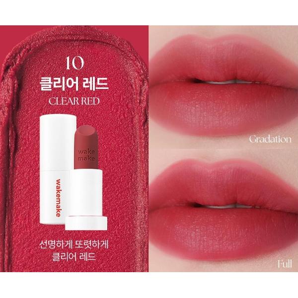 

[WAKEMAKE] Soft Blurring Balm Stick 3.5g 10 Clear Red