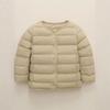 Ultra-light Children's Down Jacket Liner School Uniform Artifact Children's Clothing Round Neck Light and Thin Middle-aged Children's Boys and Girls W