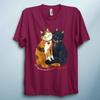 9 Lives Cat T Shirt Funny Valentine Love Tee Unisex Cute Cat Gift
