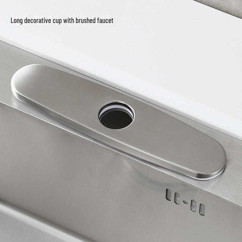 

Декоративная крышка из нержавеющей стали для отверстия смесителя кухонной мойки