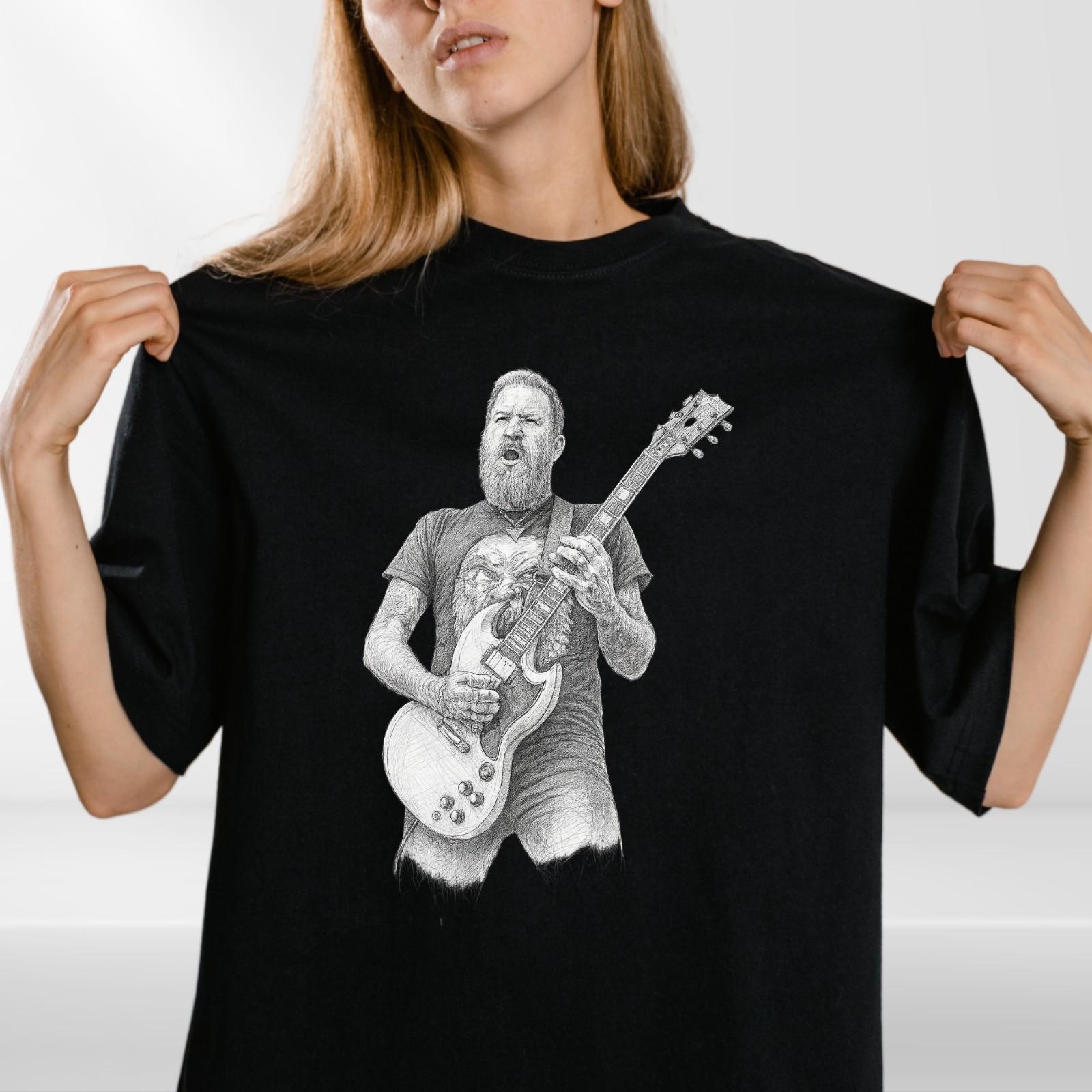 New Brent Hinds Mastodon Band Cotton Black All Size T Shirt Mens Womens Tees Top Unisex L