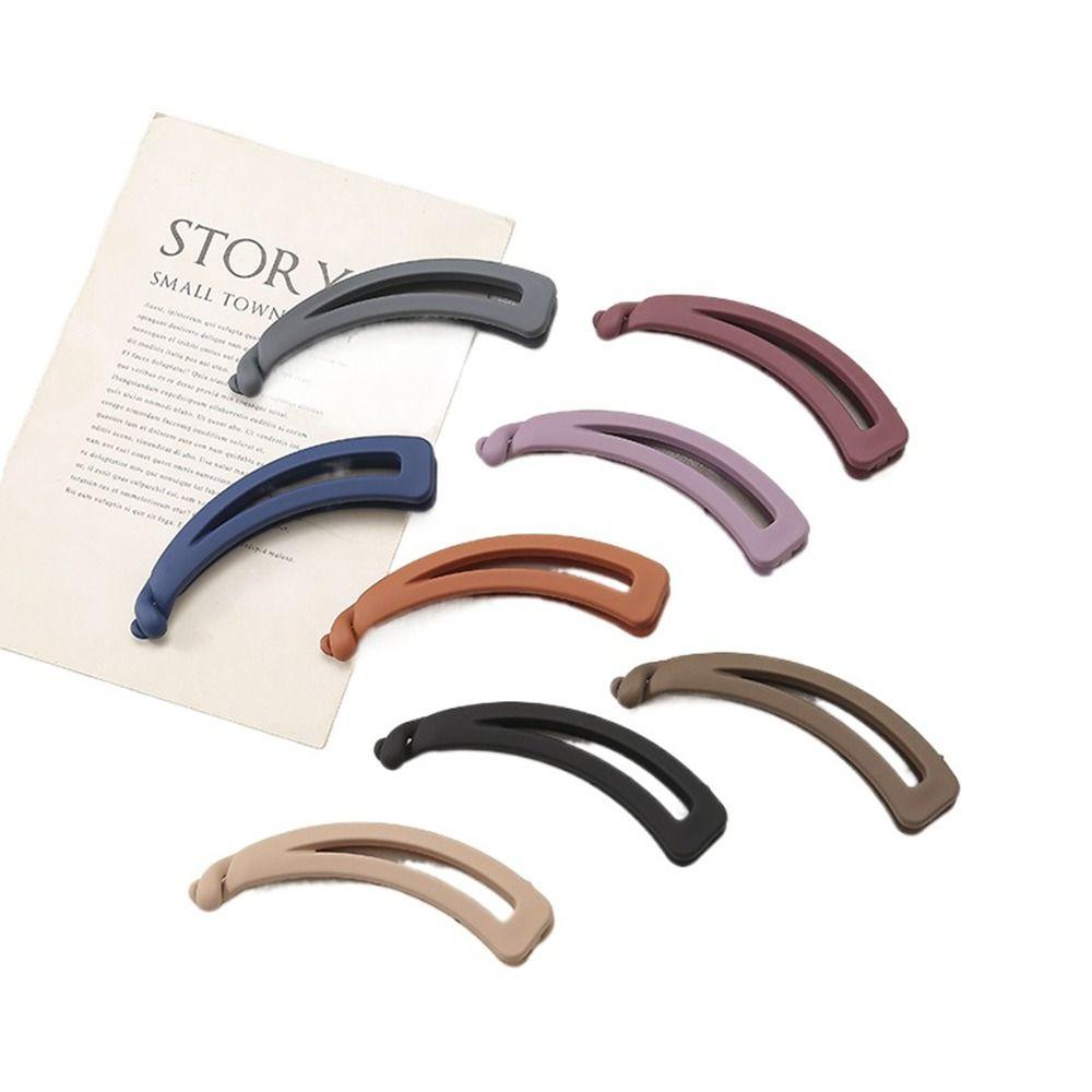 Curly Long Straight Short Hair Ponytail Holder Hair Accessories Vertical Clip Matte Banana Clip