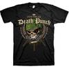 Five Finger Death Punch War Head T-Shirt Black New