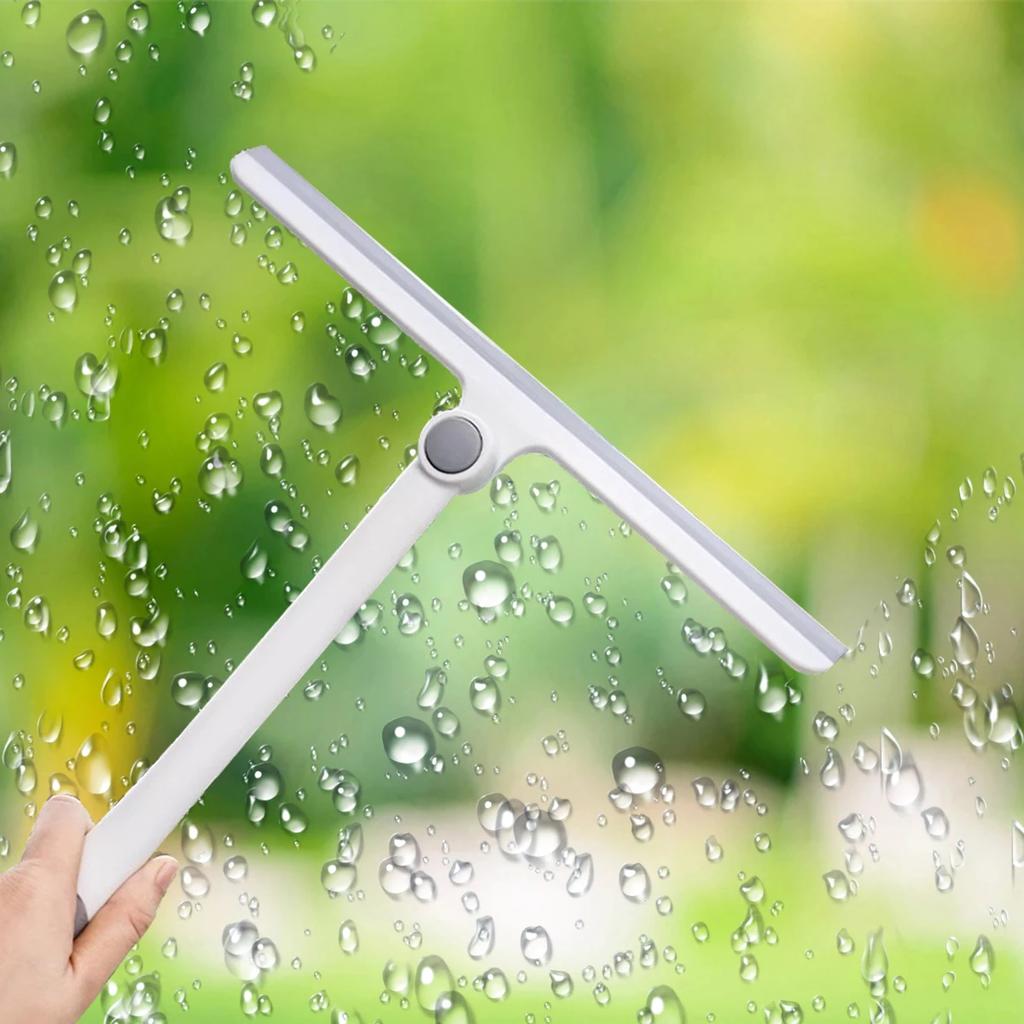 1 Stück - Drehbarer T-förmiger Glaswischer, Haushaltsfensterreiniger, Glaswischwerkzeug, Badezimmerreinigungsschaber