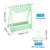Uxcell Ohrringhalter-Set mit 8 Kleiderbügeln, Acryl-Ohrringhalter Organizer Ständer Rack Ohrring-Displayhalter für Steckerchen