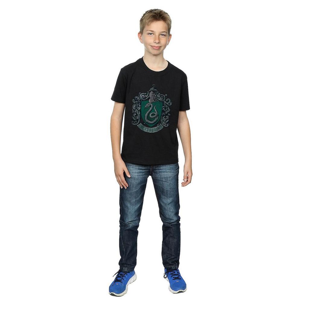 HARRY POTTER Slytherin-T-Shirt aus Distressed-Baumwolle für Jungen