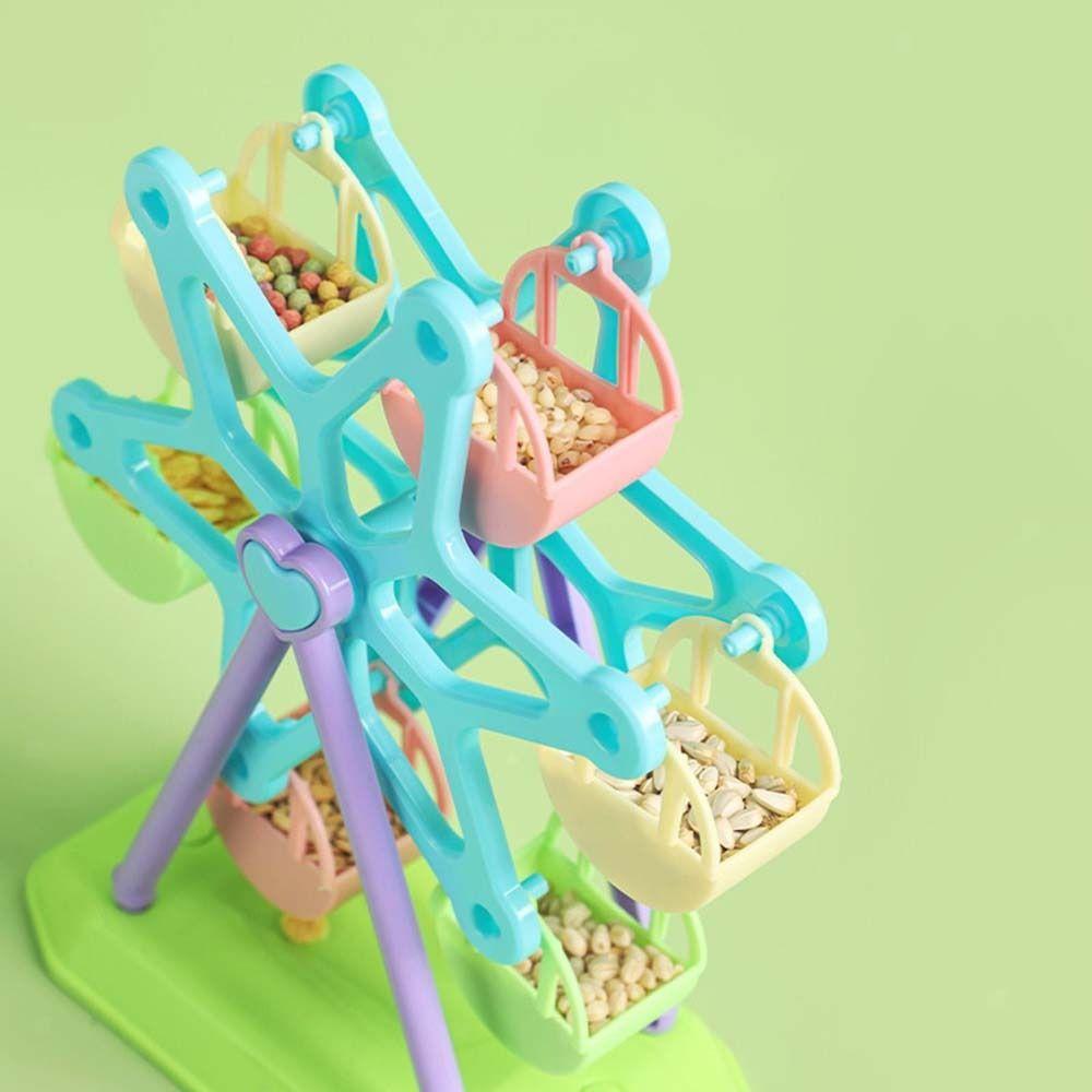 Feeder For Lovebird Cockatoo Bird Supplies Bird Windmill Toy Bird Foraging Toys Parrot Ferris Wheel