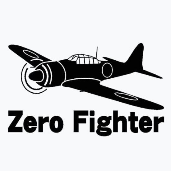 Special Attack Force Zero Fighter x [wagara-061-1] [Black] [9cm 15cm]