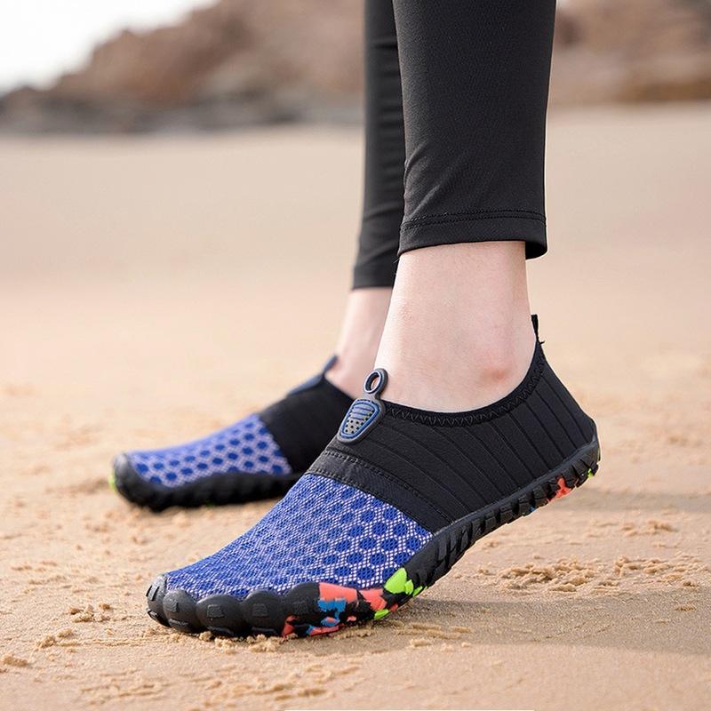 Scarpe da Guado e River Tracing a Cinque Dita da Esterno Anfibie a Suola Morbida Scarpe da Spiaggia per Nuoto Calzature Scarpe da Guado