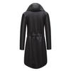 Women's Windcheaters Hooded Long Loose Coat with Side Pocket Outdoor Light Rain Windbreaker Hiking Jacket