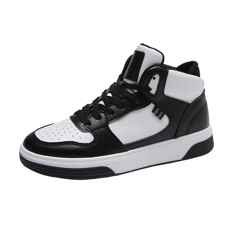 Spring Autumn Vulcanized Shoes High-top White Shoes New Heightening Fashion Versatile Simple Running Sneakers Women's Shoes