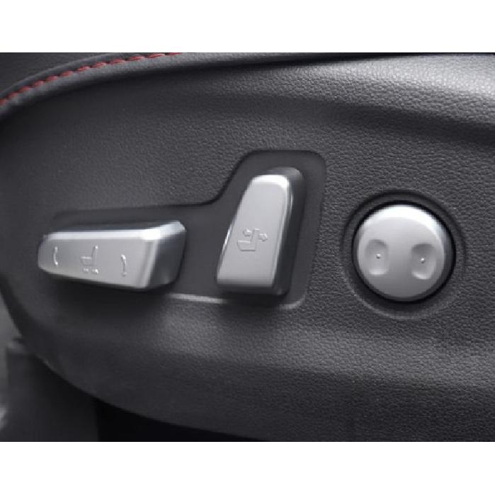 For Hyundai Tucson 2016-2021 Matte Silver Power Seat Control Button Cover Trim