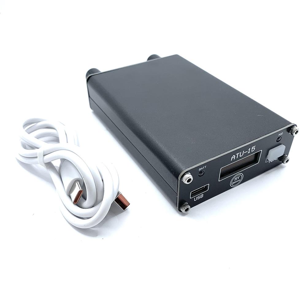 Shortwave Antenna ATU-15 Antenna Tuner Built-in Battery Lightweight Design Metal Housing PCBs Front Panel Tuning Frequency Range