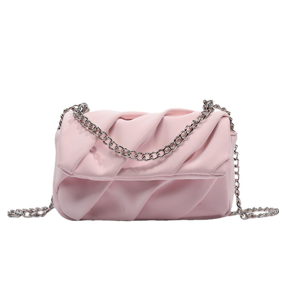 This Year's Popular-style Chain Pleated Cloud Bag for Women Is a New 2025 Model, Sweet and Fresh, Suitable for Shoulder or Crossbody Wear