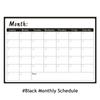 A3 Magnetic Weekly & Monthly Planner Whiteboard Fridge Magnet Flexible Daily Message Drawing Refrigerator Bulletin White Board