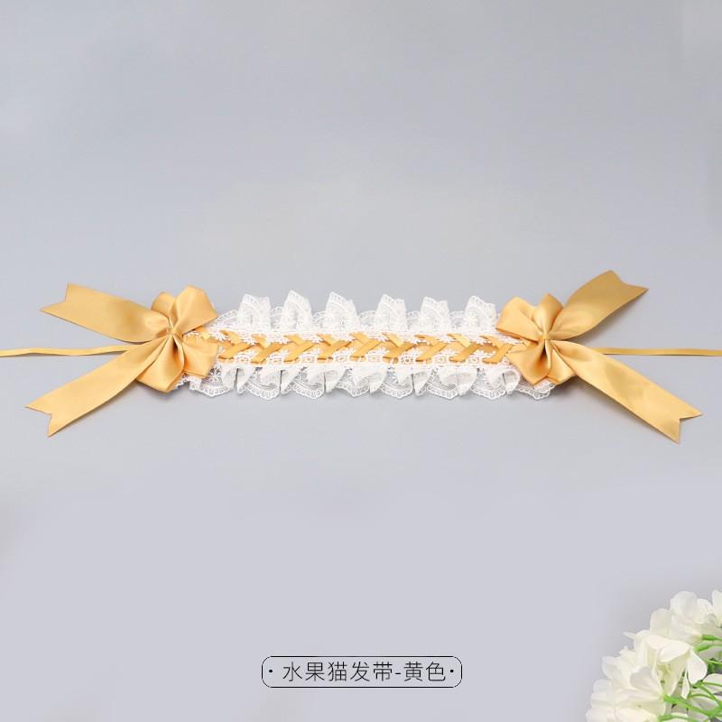Handmade Plush Cat Ear Hair Clip Women Sweet Kawaii Lolita Accessory In Multiple Colors
