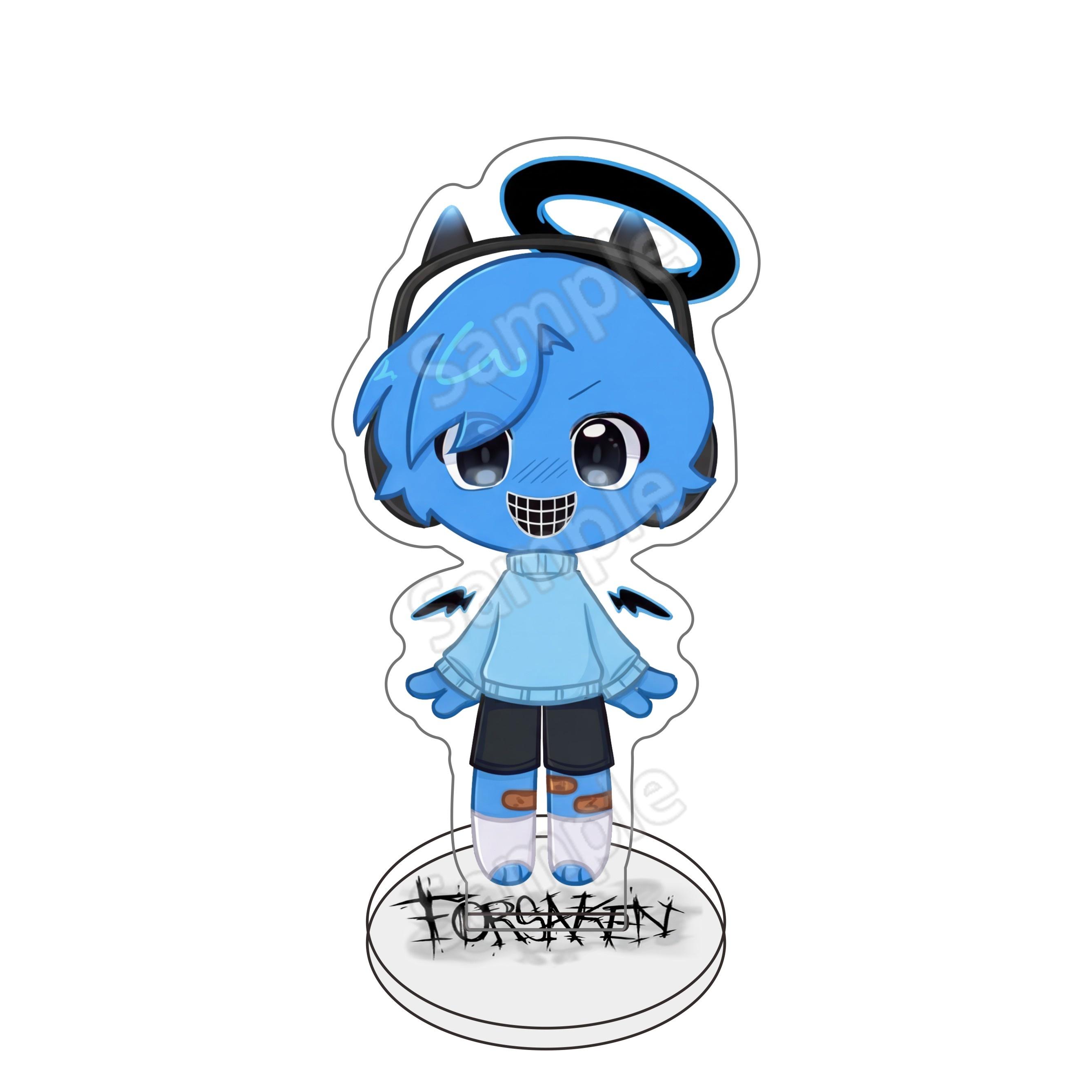 

10CM Chibi Acrylic Standee Forsaken HOT Game Character Guest 1337 Noob Shedletsky John Doe c00lkidd Elliot Gaming Fans Gift 10 cm
