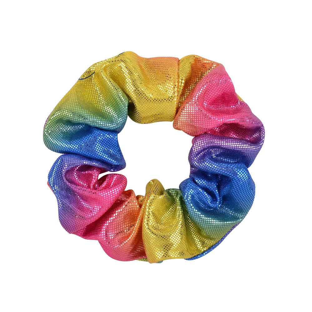 10 Stück Glänzende Metallic Scrunchies Haargummi Meerjungfrau Elastische Haarbänder Scrunchy Pferdeschwanzhalter Accessoires für Frauen Mädchen