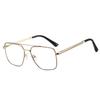 High-end Ultra-light Metal Frame Men's Myopia Glasses Anti Blue Light Blocking Glasses Prescription Shortsighted Eyewear
