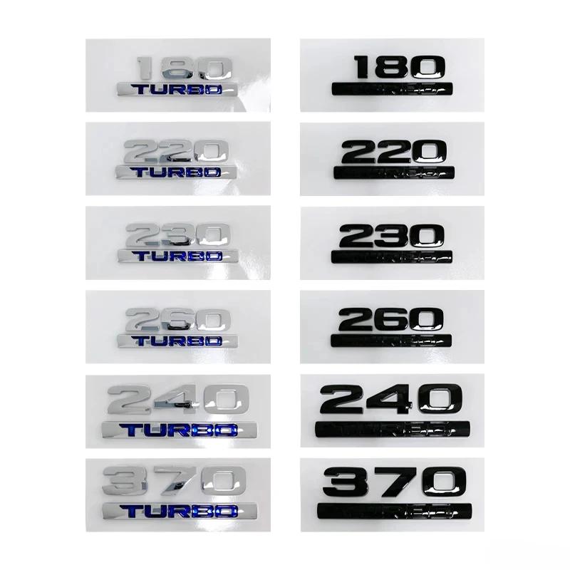 Honda Car Side Letters Emblem Rear Trunk Sticker Badge TURBO 260 220 370 240 180 230 Accord Civic City Odyssey Crosstour Decal ajb256