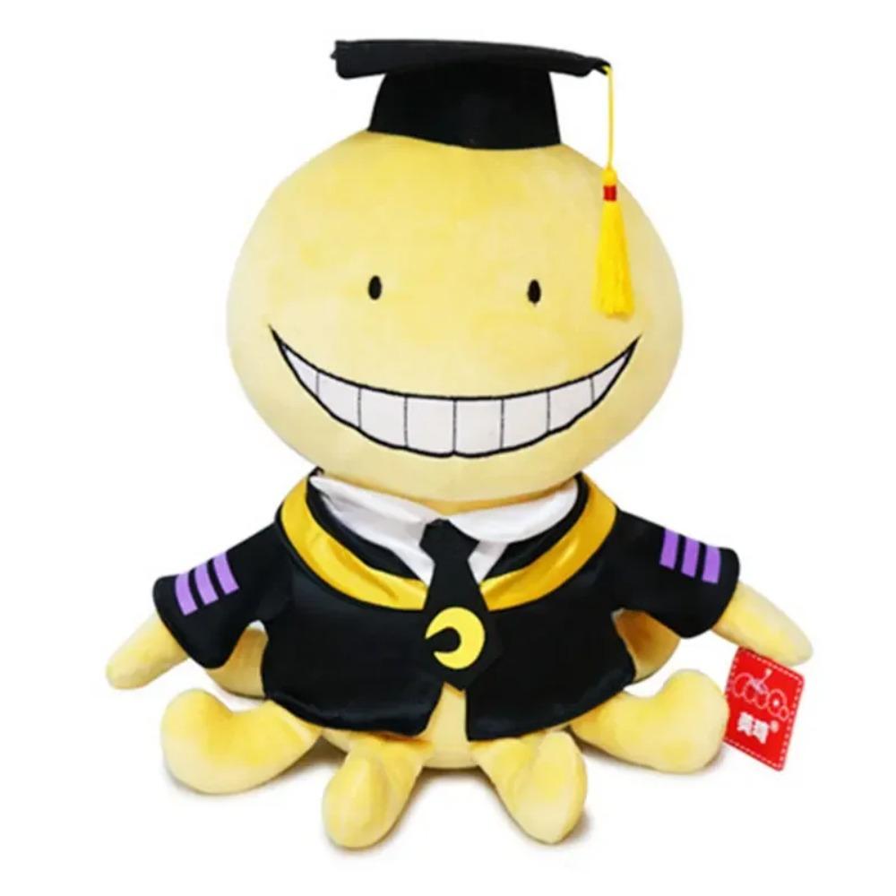 

Cute Octopus doll Korosensei Koro Sensei Teacher Plush Stuffed Dolls Animals Assassination Classroom For Kids Graduation Gifts 30cm белый