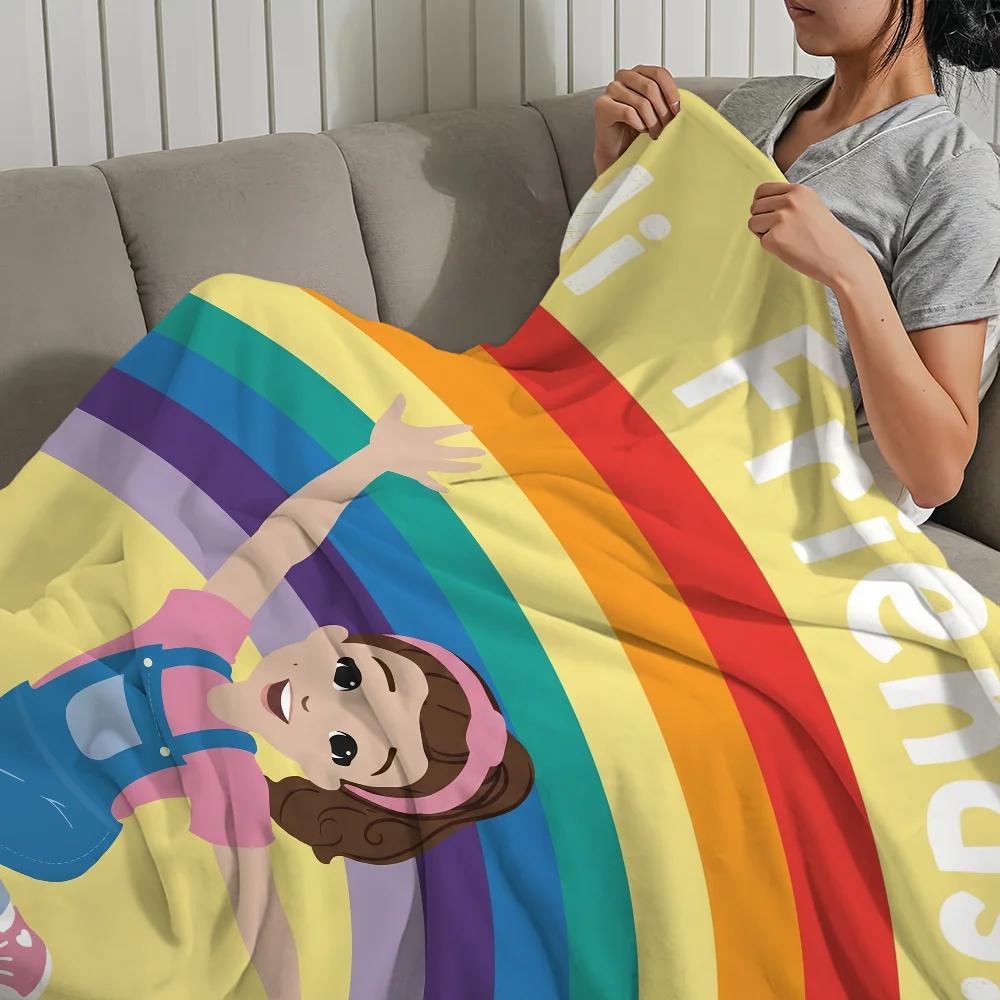 Miss MS R-Rachel Blanket For Soft Throw Blanket for Picnic Bed Sofa Home Bedroom Cozy Warm Comfortable
