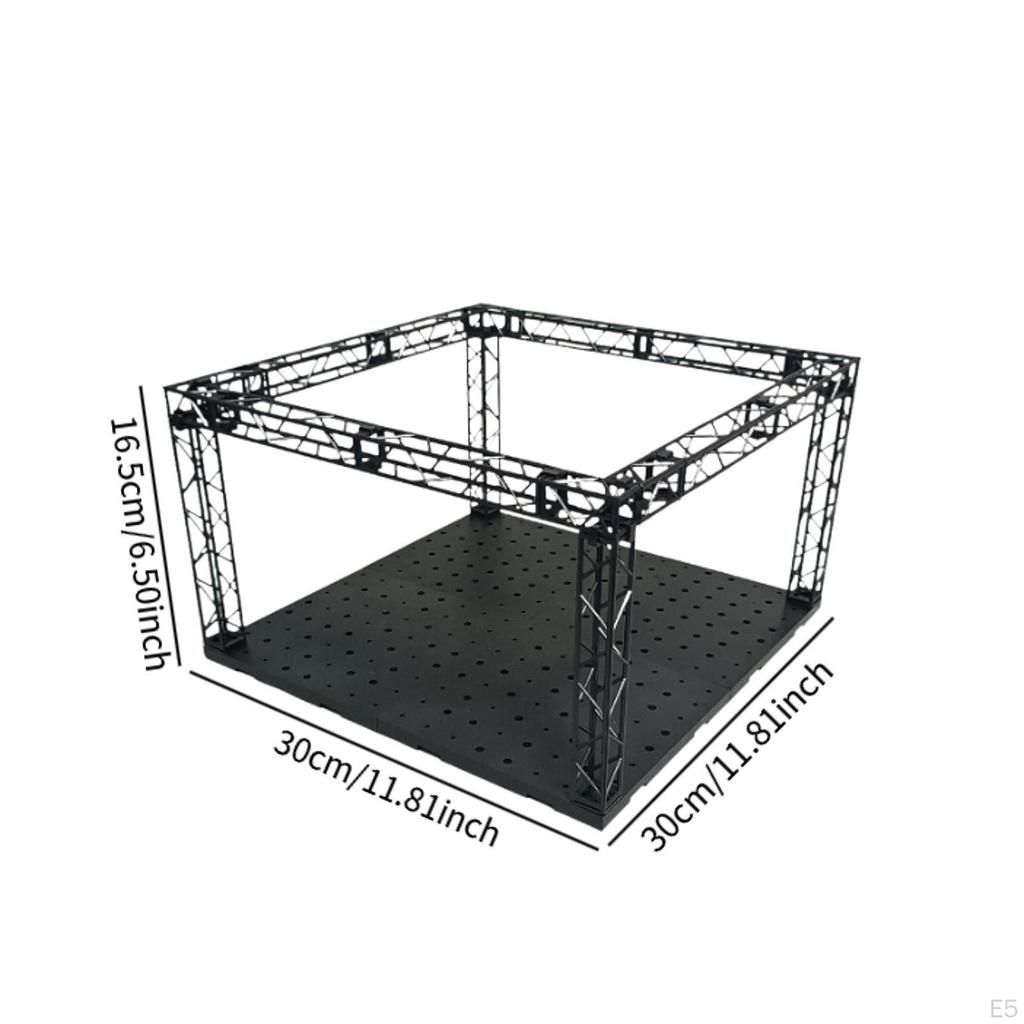 Action Figure Display Hangar Garage Base Scene Replacement Versatile Easy Snap Assembly Bay