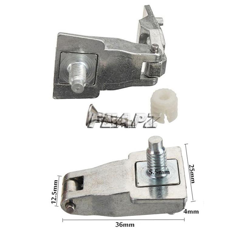 Chrom Metall Außentürgriff Scharnier Reparatur Fahrer Beifahrerseite Ersatz Reparatursatz für Fiat 500 Auto OS / NS