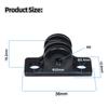 Aluminum Alloy Camera Mount Adapter with M5 Screw for GoPro Hero 13 12 11 10 9 DJI OSMO Action 5 4 3 Action Camera Accessories