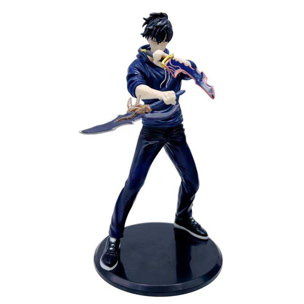 21CM Anime Solo Leveling Figure Sung Jin Woo Animated Edition ESPRESTO Excite Motions-1 Battle Scene Model Toy Doll PVC Gift