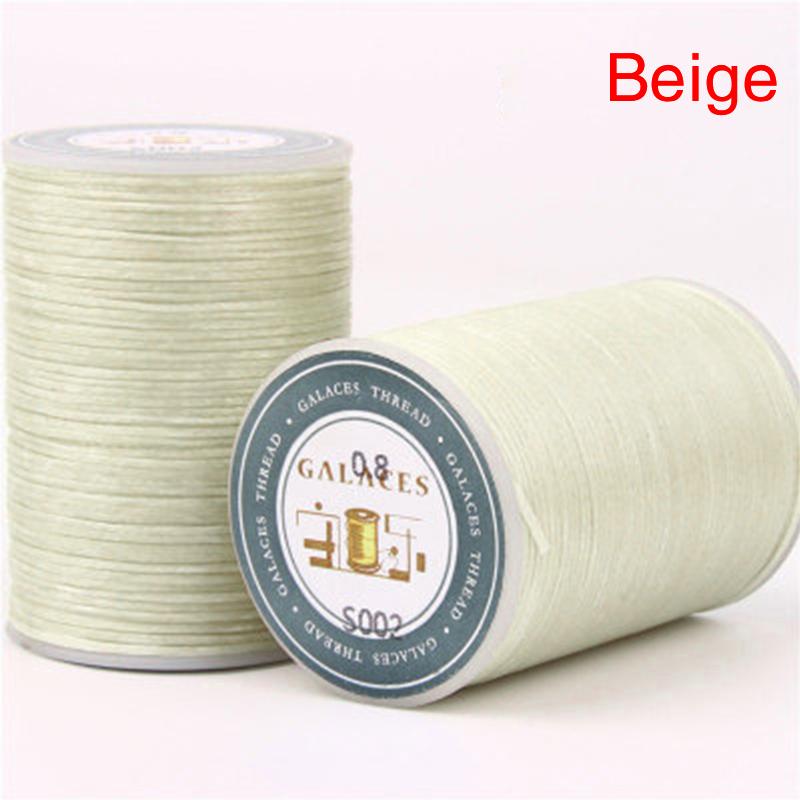 1roll 0.8mm 90m Multicolor Sewing Thread Polyester Cord Waxed Thread Leather Sewing Craft Diy Tool Hand Stitching Thread