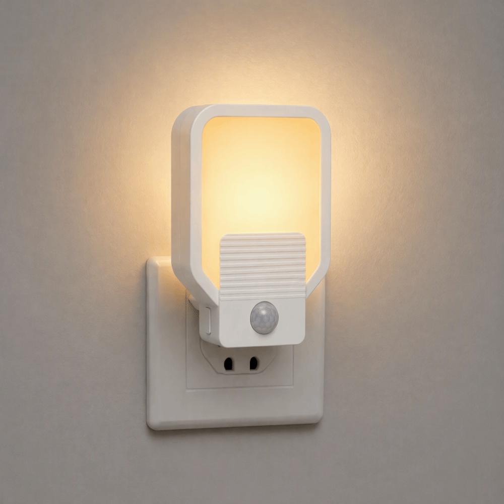 Red Light Motion Sensor Night Lights US/UK/EU Wireless Wall Lamp for Bathroom Bedroom Living Room