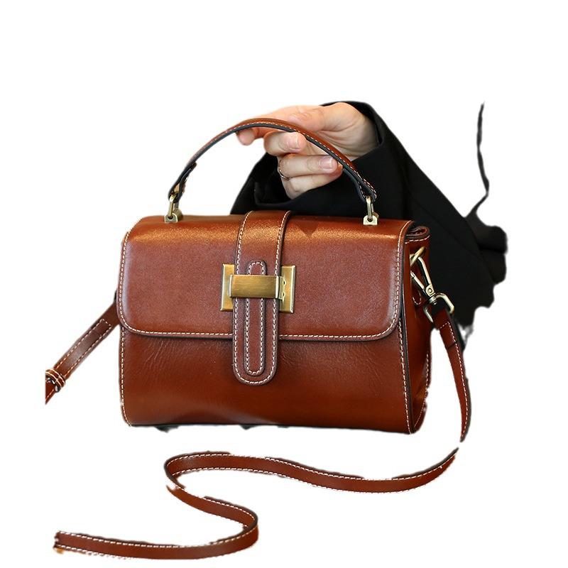 Borsa a Mano Quadrata Mini Retrò Coreana da Donna - 2026 Alla Moda, Borsa a Spalla Versatile