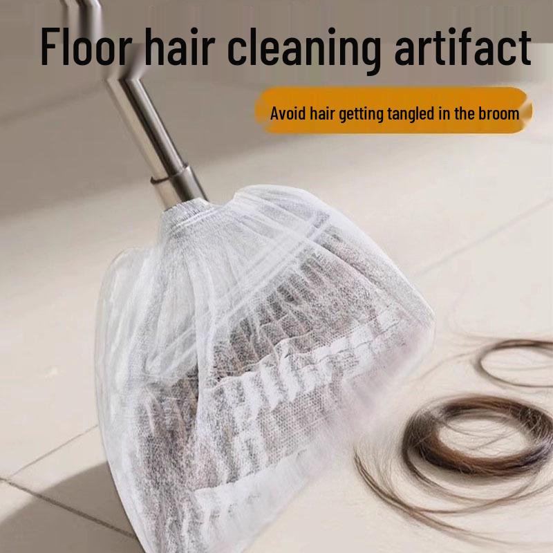 Non-Woven Disposable Broom Duster Cover for Floor and Hair Cleaning Non-woven broom cover [50 pcs]