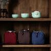 Thickened  Storage Bag Ceramic Covered Bowl Teacup Travelling Drawstring Bags Multi-functional Medium Teapot Cloth Pouch