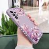 Falling Flowers Case For Samsung Galaxy A73 A53 A33 A23 A13 A72 A52 A52S A32 A22 A12 A71 A51 A31 A21S 4G 5G Cover