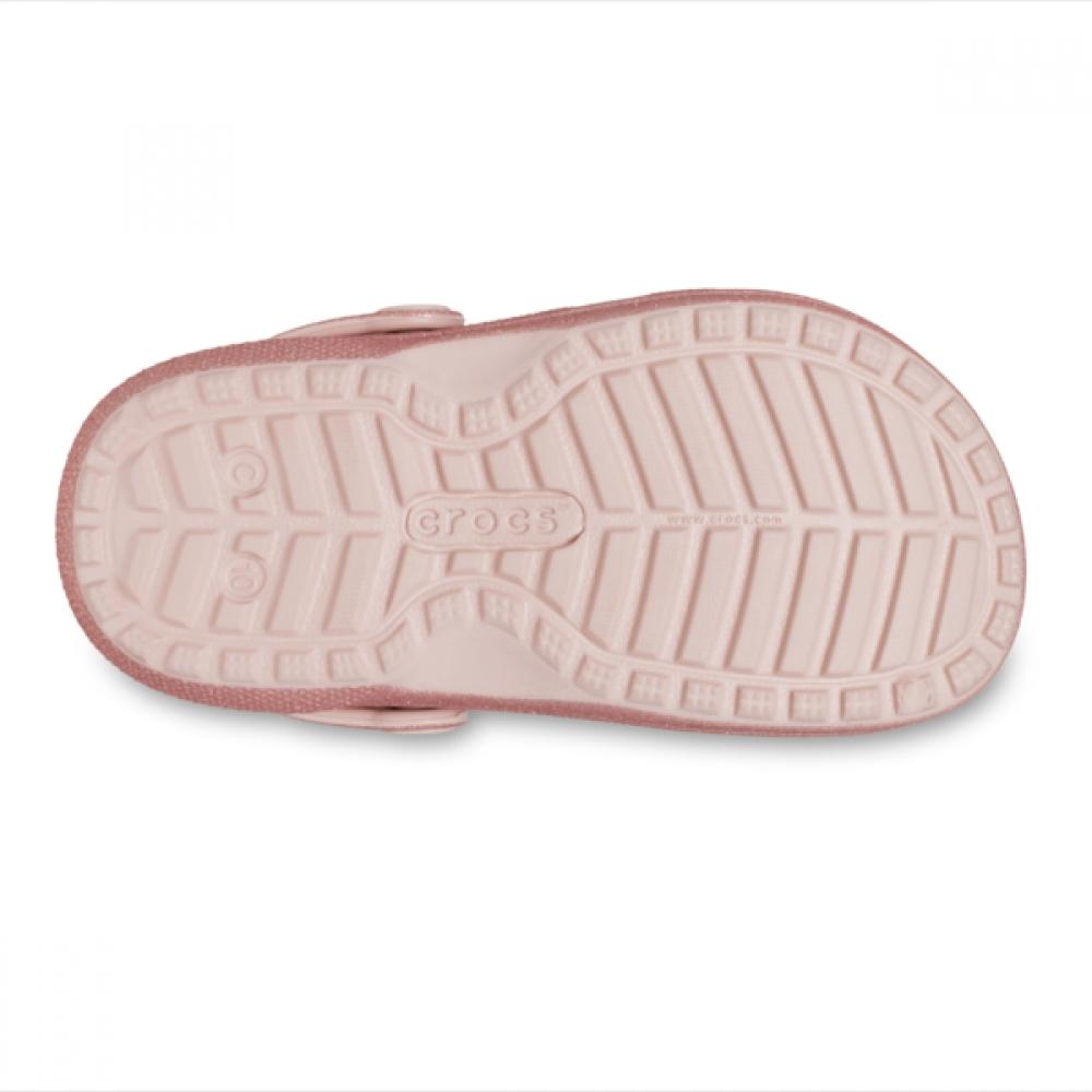 Crocs Kids Classic Lined Glitter Clog 207463 6ur