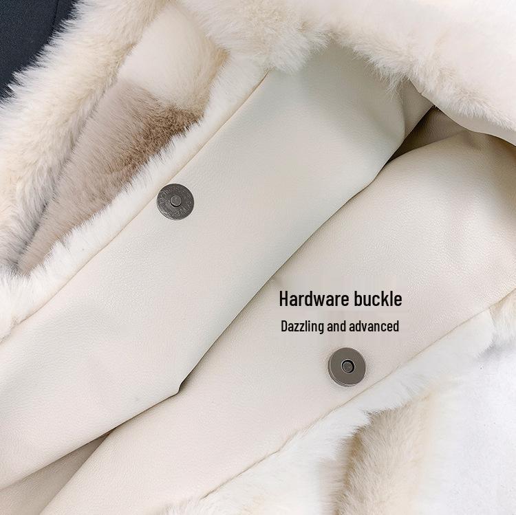 Women's Plush Tote: Stylish, Spacious & Versatile Shoulder Bag for Commuting