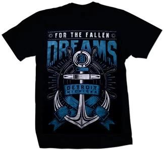 New Music For The Fallen Dreams  Anchor  T Shirt 3XL