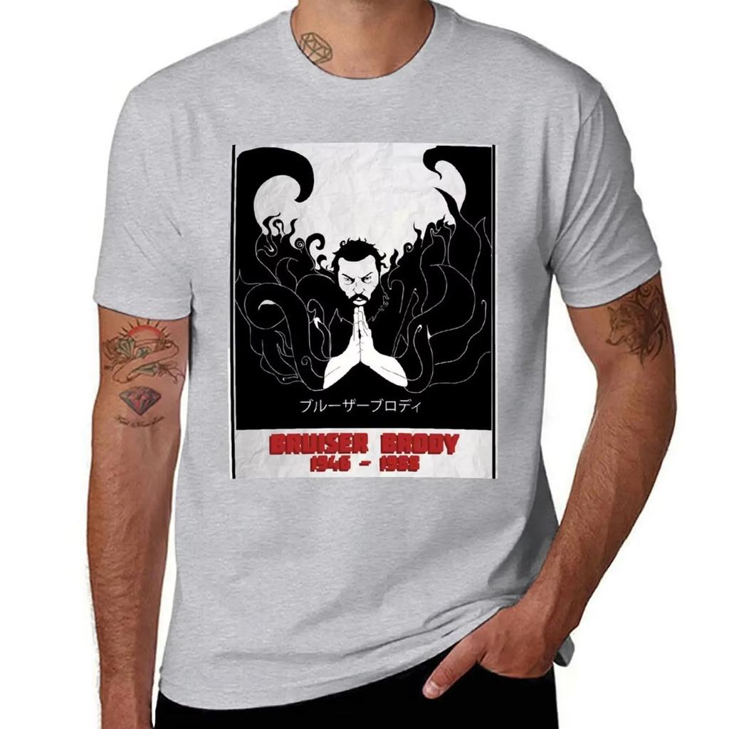 2025 new The Legendary Bruiser Brody TShirt Aesthetic clothing vintage t shirts quickdrying anime tshirt mens plain t shirts