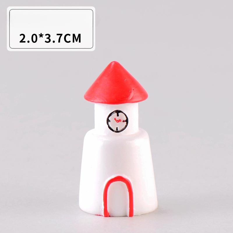 Christmas House Decoration Handicrafts Ornaments Display Items Photography Props Cartoon Castles Snow Scenes Small