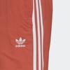 adidas Originals Adicolor Three Stripes Color Block Straight Leg Casual Shorts Men Shorts Orange HK7388