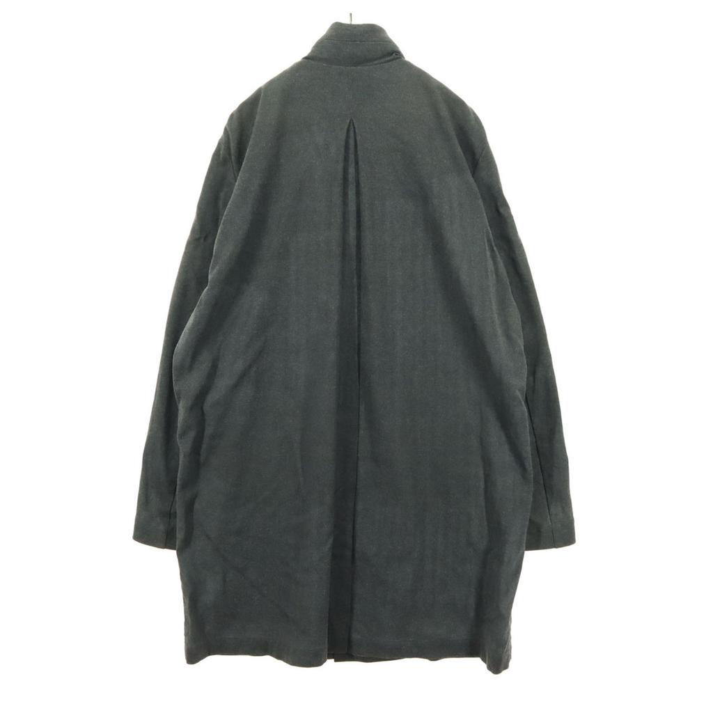 ohta Hooded, covered buttons coat L gray Men's Used